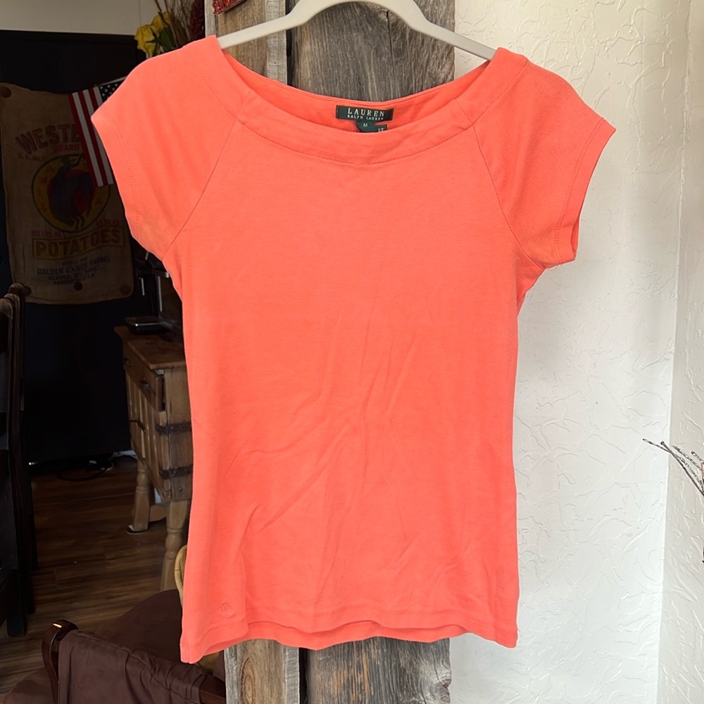 Ralph Lauren scoop neck tee.